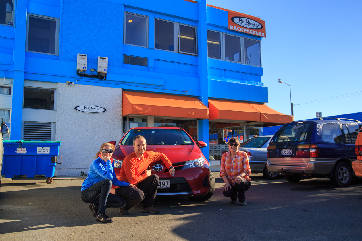  (Christchurch),  New Brighton.<br>        Point Break Backpackers.