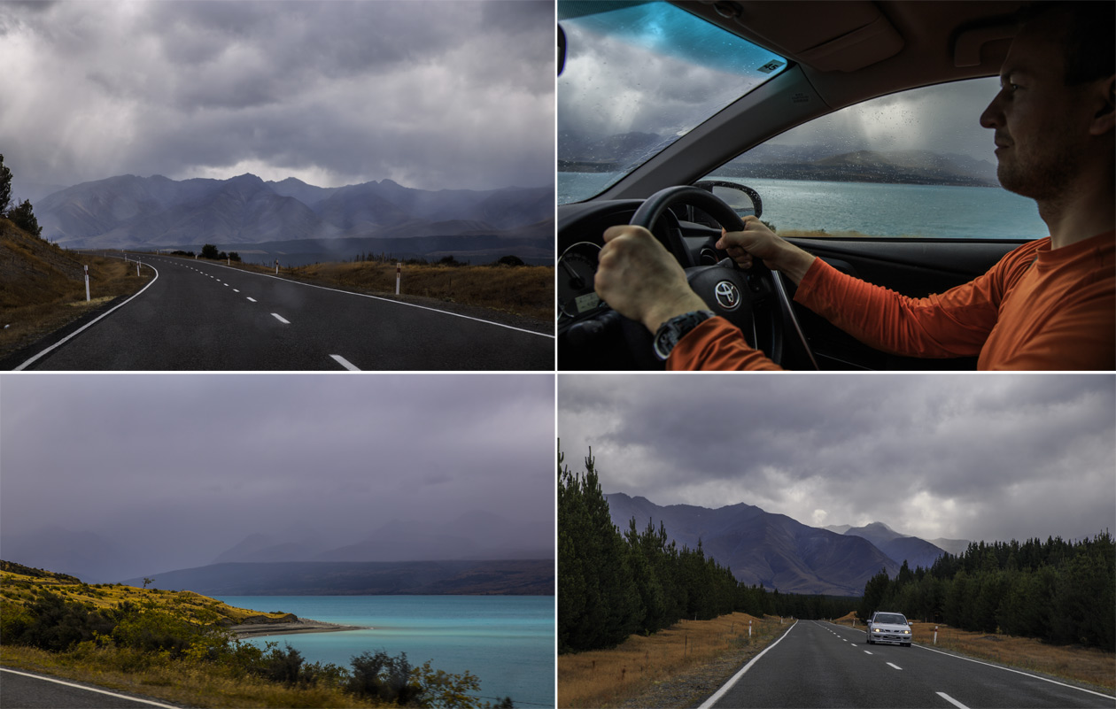     (Mount Cook)        (Lake Pukaki).