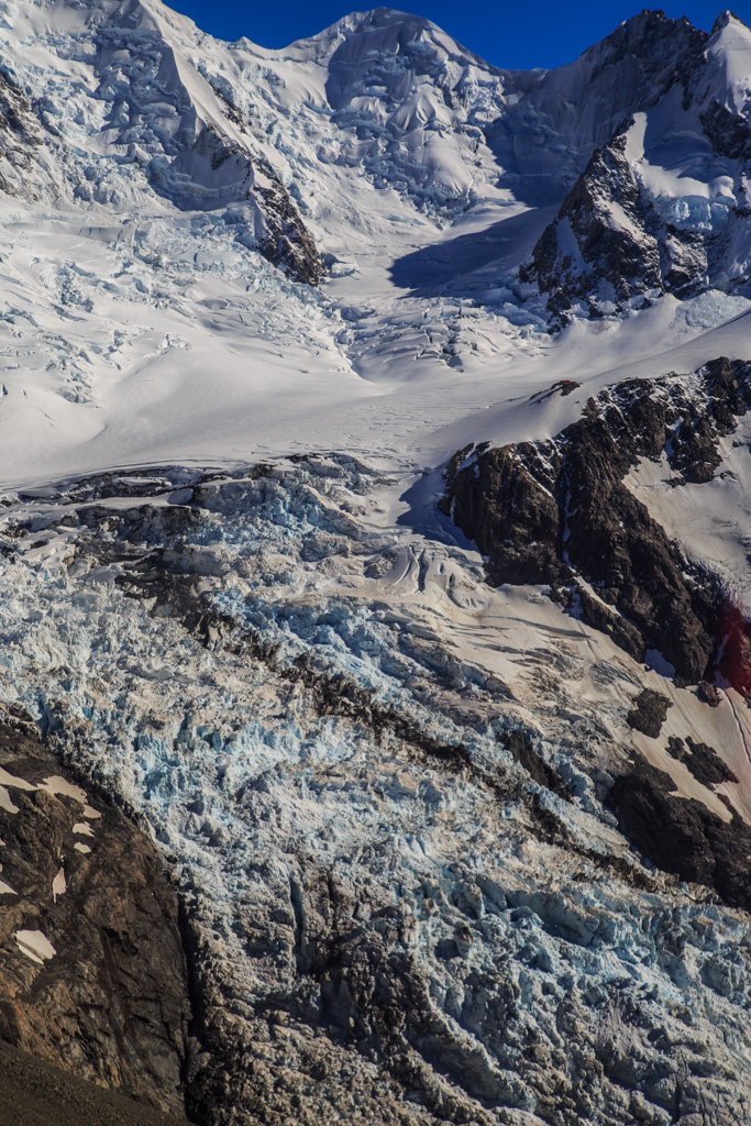       (Grand Plateau Glacier).<br> Hochstetter Glasier      .