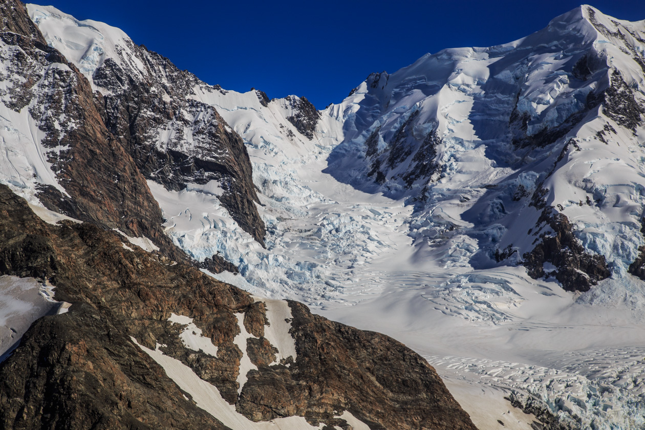       (Grand Plateau Glacier).<br>    (Linda Glacier),           (Mount Cook).