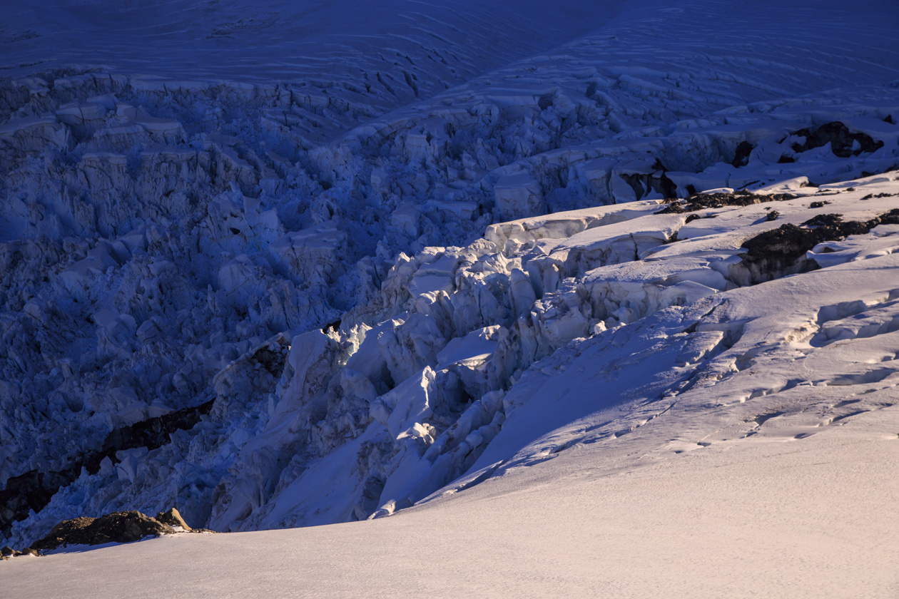      (Plateau Hut)    Hochstetter Glacier.