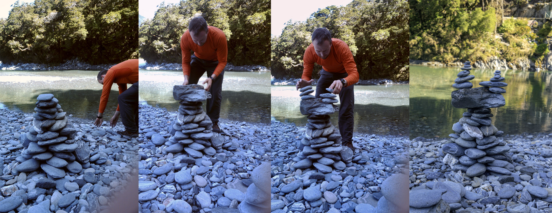     Mount Aspiring.<br>           Blue River  Makarora River.