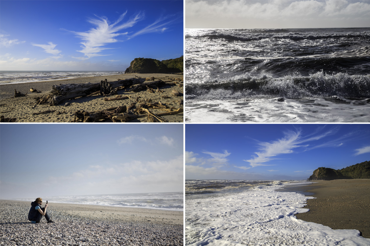    Tauperikaka Point    Ship Creek.<br>    (Tasman See)    .