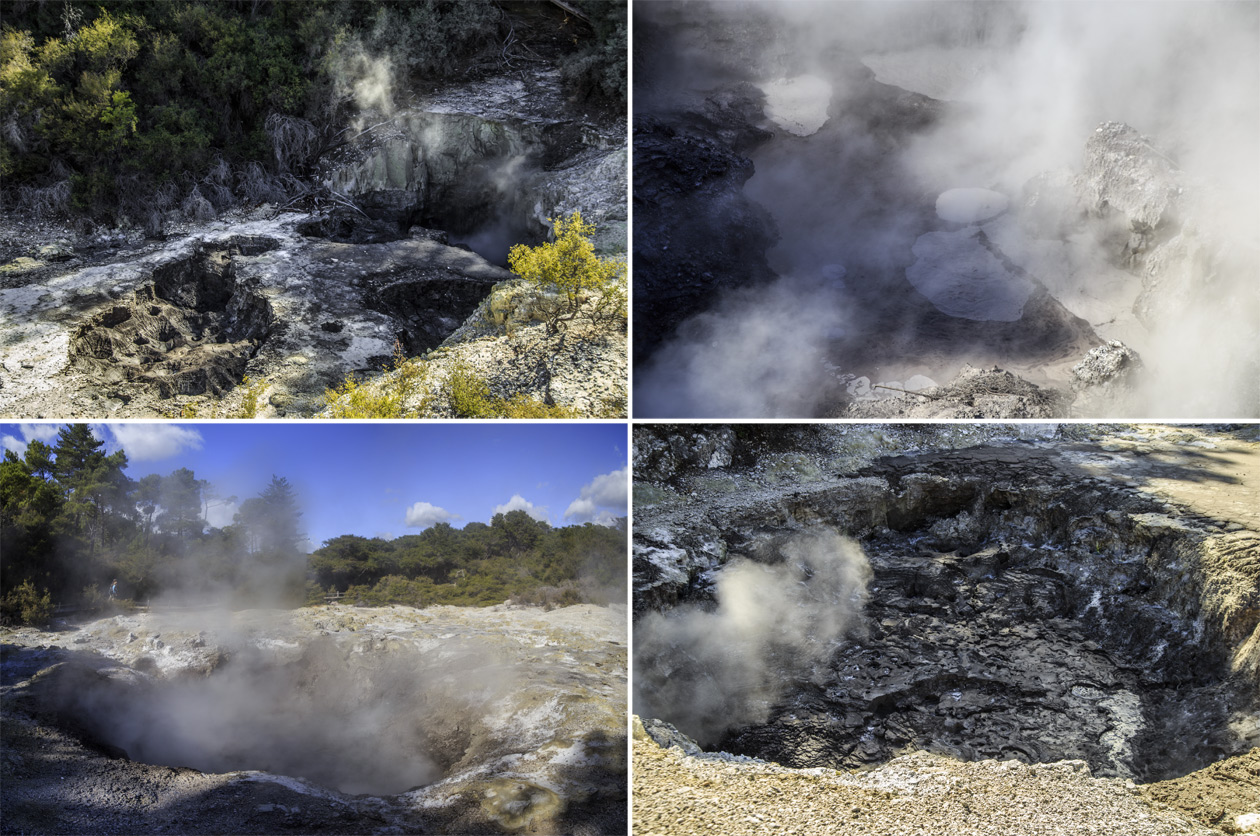  (Rotorua).<br>  Wai-O-Tapu Thermal Wonderland.<br>  (Devil's Ink Pots).