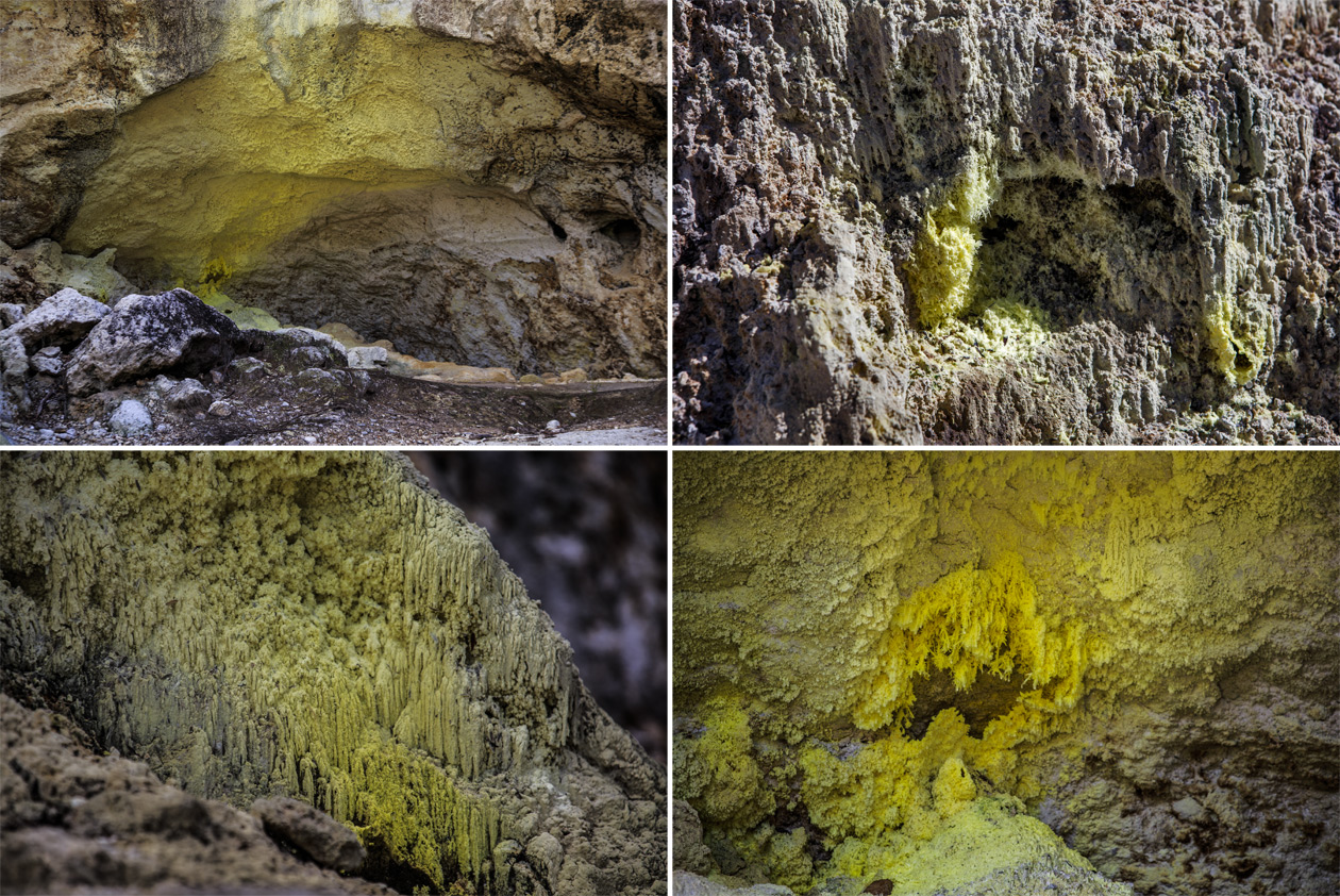  (Rotorua).<br>  Wai-O-Tapu Thermal Wonderland.<br>  (Sulphur Cave).