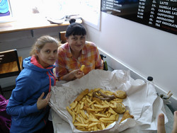  (Kaikoura).     Fish and Chips.