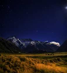   (Mount Cook).    .  Mount Sefton    .