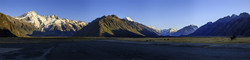       (Mount Cook Airport).     -   .     Mount Sefton.