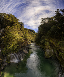     Mount Aspiring     (Makarora River).   Blue River -     Blue Pools.   .