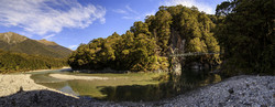     Mount Aspiring.       Blue River.