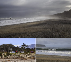      (Tasman See)   Bruce Bay.      .