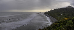         Nine Mile Bluff.    Motukiekie Rocks.