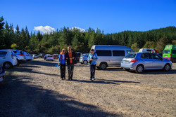  (Rotorua).      Wai-O-Tapu Thermal Wonderland.       (Lady Knox Geyser).    .