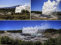  (Rotorua).  Te Puia.      (Pohutu Geyser).