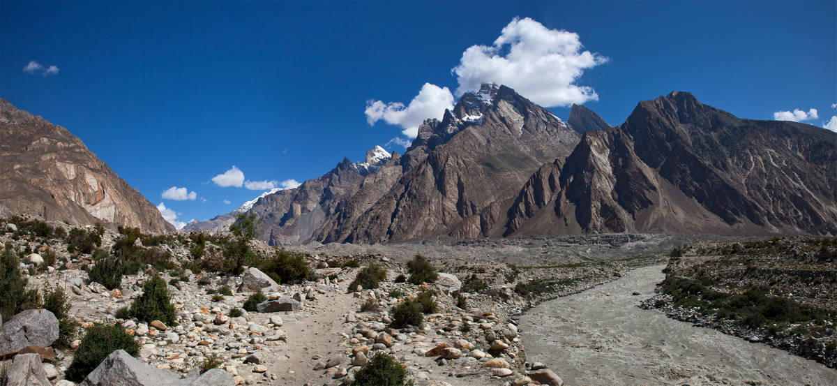   (Braldu River)          (Biafo Glacier).