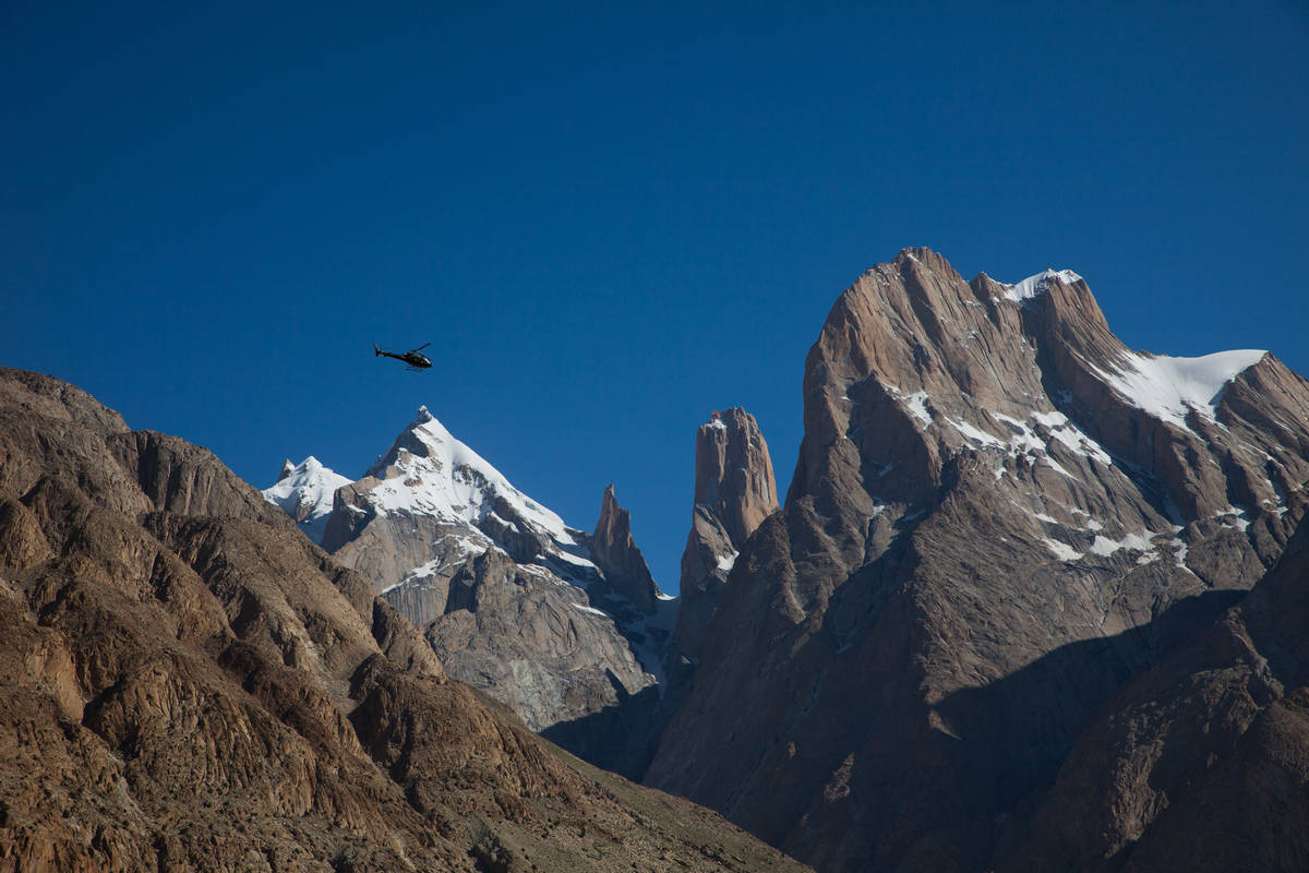       (Trango Towers).