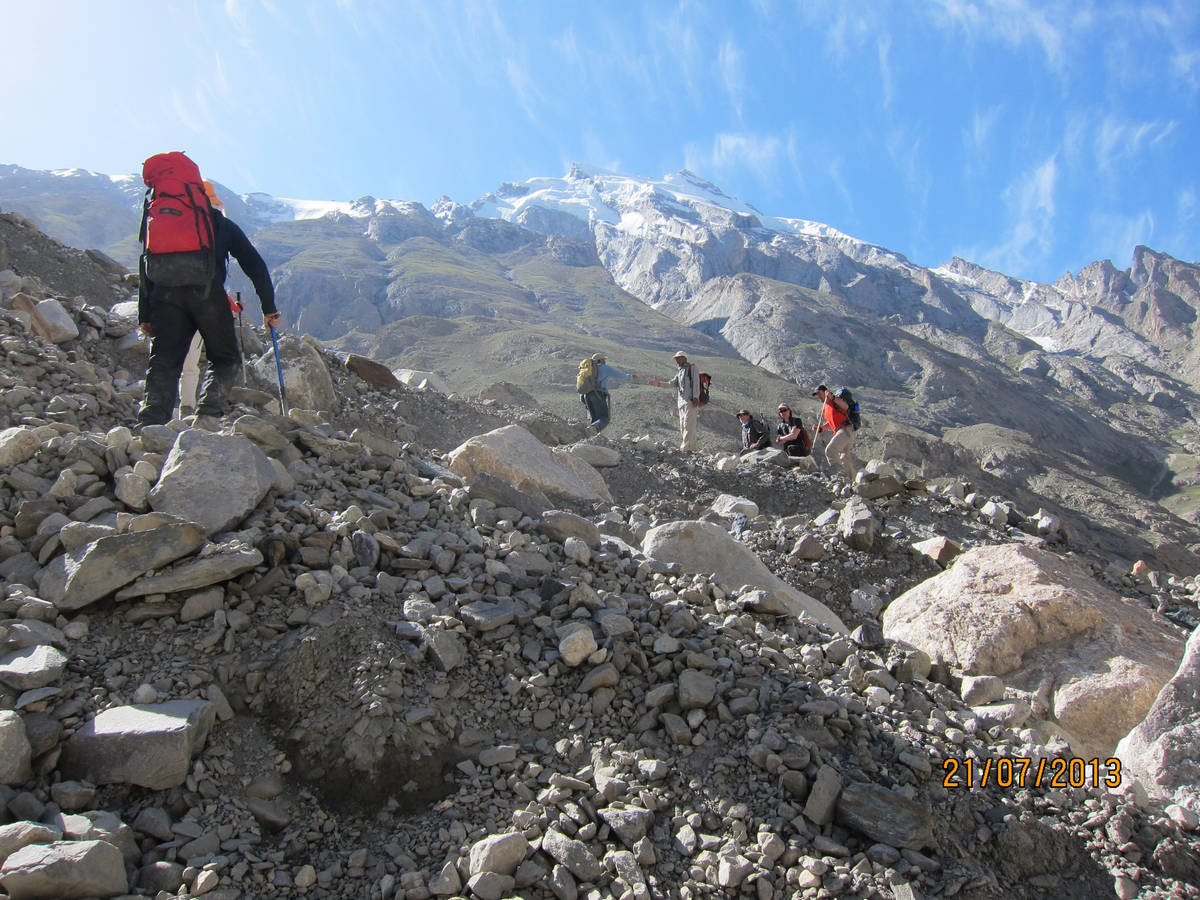      (Baltoro Glacier).