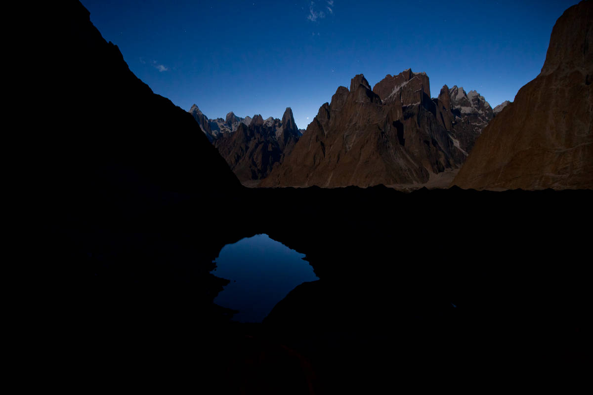   (Urdukas).<br>   ,   (Baltoro Glacier),   (Trango),   (Uli Biaho)   (Paiju Peak).