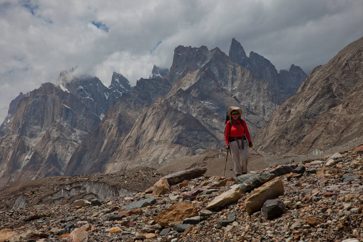     (Baltoro Glacier)      I (Goro I)    II (Goro II).