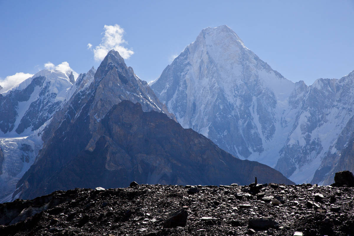     IV (Gasherbrum IV)      (Concordia)     (Baltoro Glacier).