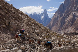     (Baltoro Glacier).<br>    -      (Khoburtse)    (Urdukas).