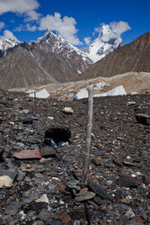         (Muztagh Tower 7273)      (Baltoro Glacier)     (Biarchedi Glacier).