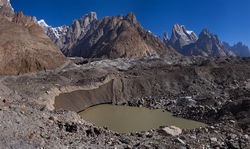        (Baltoro Glacier).<br>       (Uli Biaho Glacier).<br>       (Trango).