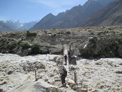     ,    (Biafo Glacier).