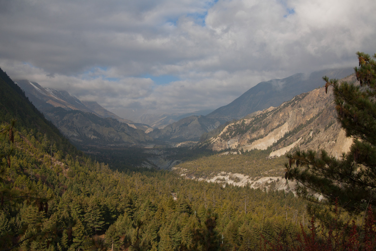 View Point  Lower Pisang  Humde.    Humde.