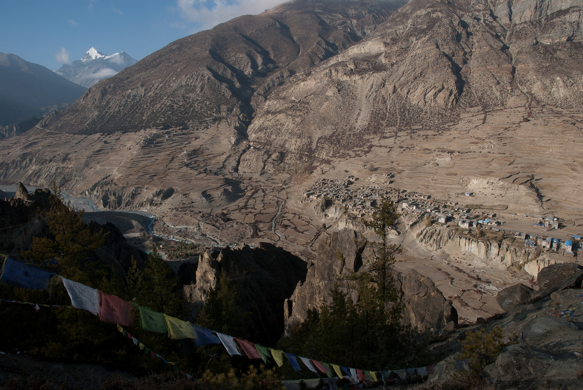   Chongkor View Point.   Manang .