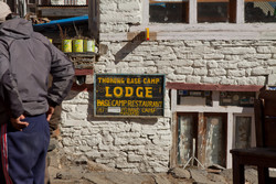 Thorung Phedi.   Thorung Base Camp.