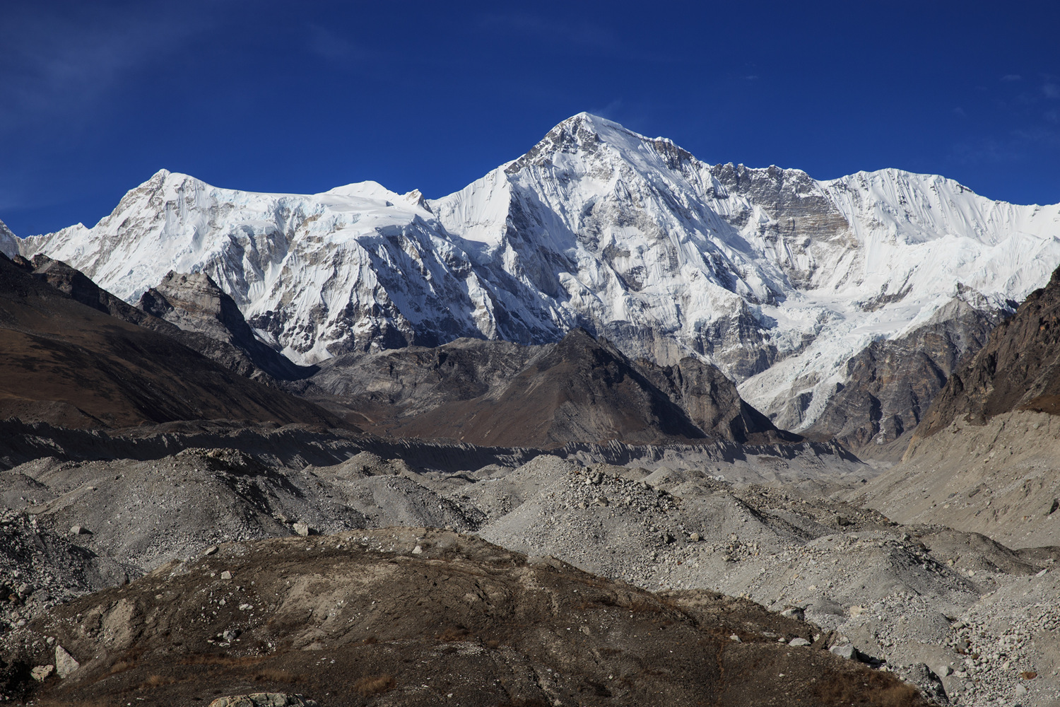      (Ngozumpa Glacier)  - (Cho Oyu) 8201.