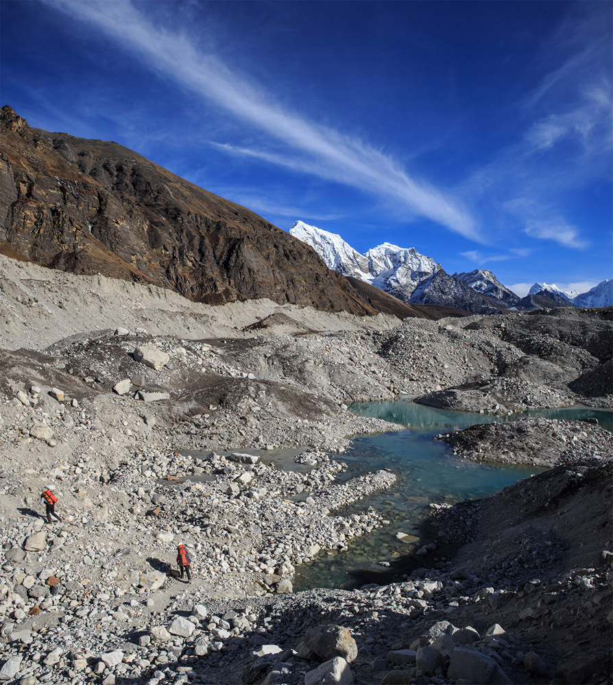       (Ngozumpa Glacier)     (Gokyo)   (Dragnag).